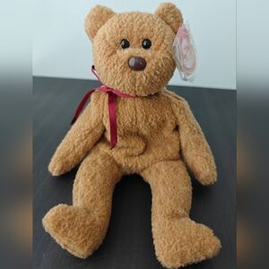 Rare TY Beanie Baby Curly With Tag Protector
